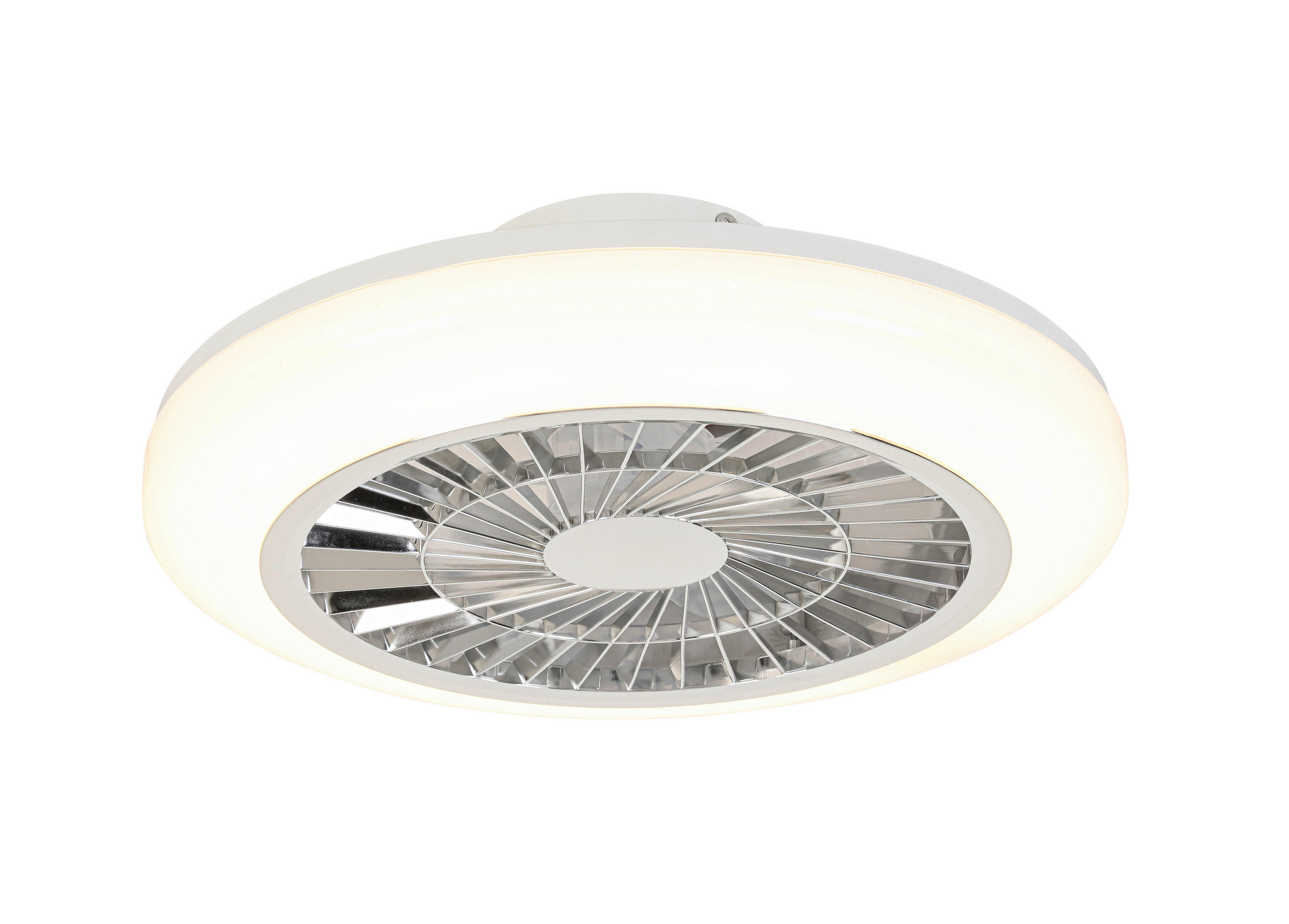 VENTILATOR STROPNI - bijela/prozirno, Trend, plastika (45/16cm) - Novel