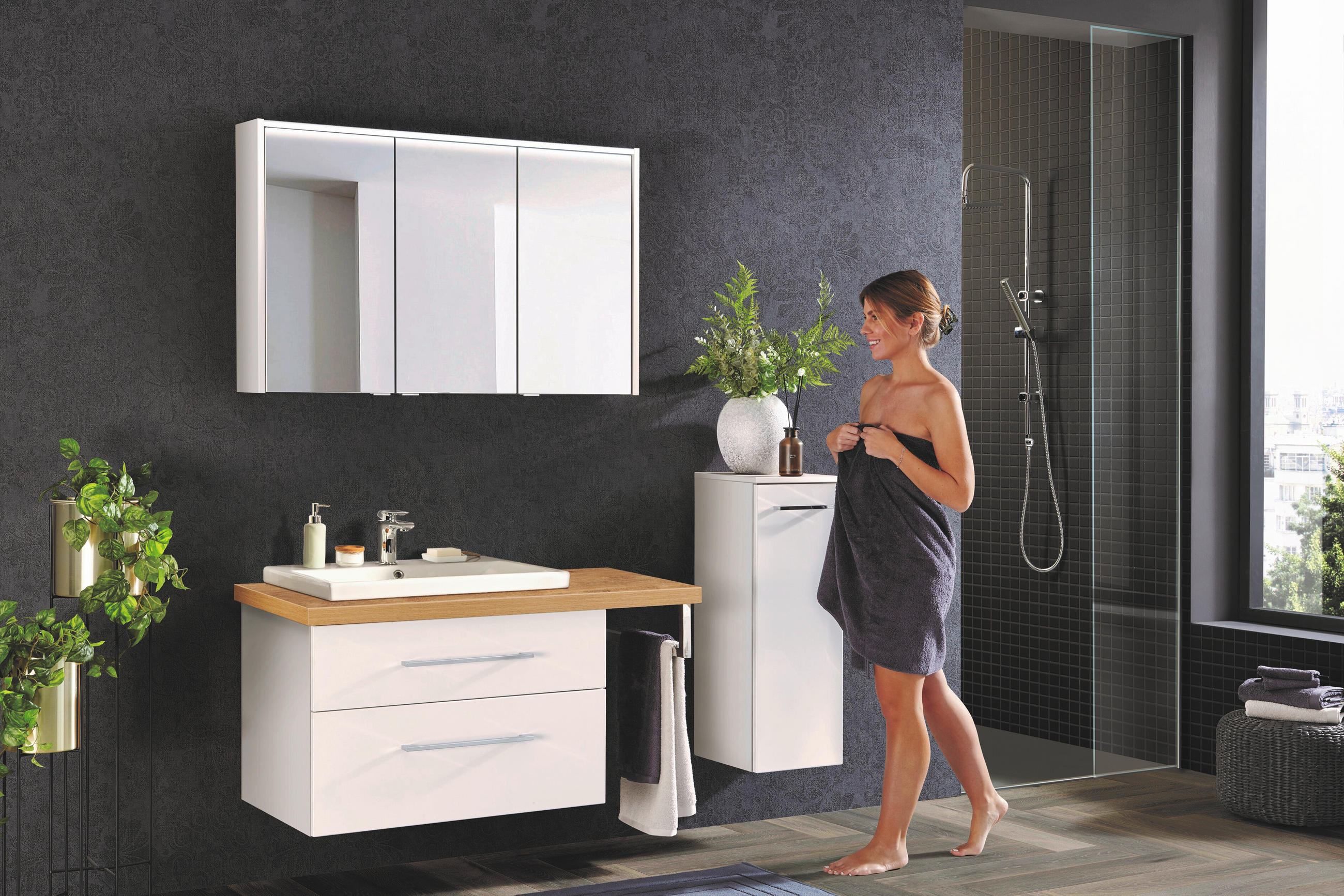 WASCHBECKEN 70/16,5/45 cm  - Weiß, Basics, Keramik (70/16,5/45cm) - Voleo