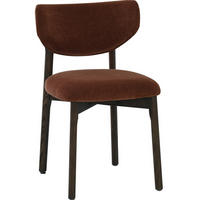 STOL     - bronsfärgad/brun, Design, trä/textil (53/78/53cm) - Best Price