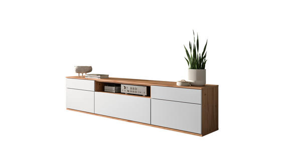 LOWBOARD  210/54/45 cm 1 Schublade(n) individuell planbar, Beimöbel erhältlich, stehend, in verschiedenen Holzdekoren erhältlich  - Buchefarben/Schwarz, KONVENTIONELL, Holzwerkstoff/Kunststoff (210/54/45cm) - Venda