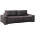 SCHLAFSOFA in Textil Braun, Grau - Chromfarben/Braun, Design, Textil/Metall (252/89/98cm) - Novel SCHLAFSOFA in Textil Braun, Grau - Chromfarben/Braun, Design, Textil/Metall (252/89/98cm) - Novel