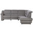 Ecksofa Grau Echtleder - Schwarz/Grau, KONVENTIONELL, Leder/Kunststoff (275/245cm) - Cantus Ecksofa Grau Echtleder - Schwarz/Grau, KONVENTIONELL, Leder/Kunststoff (275/245cm) - Cantus
