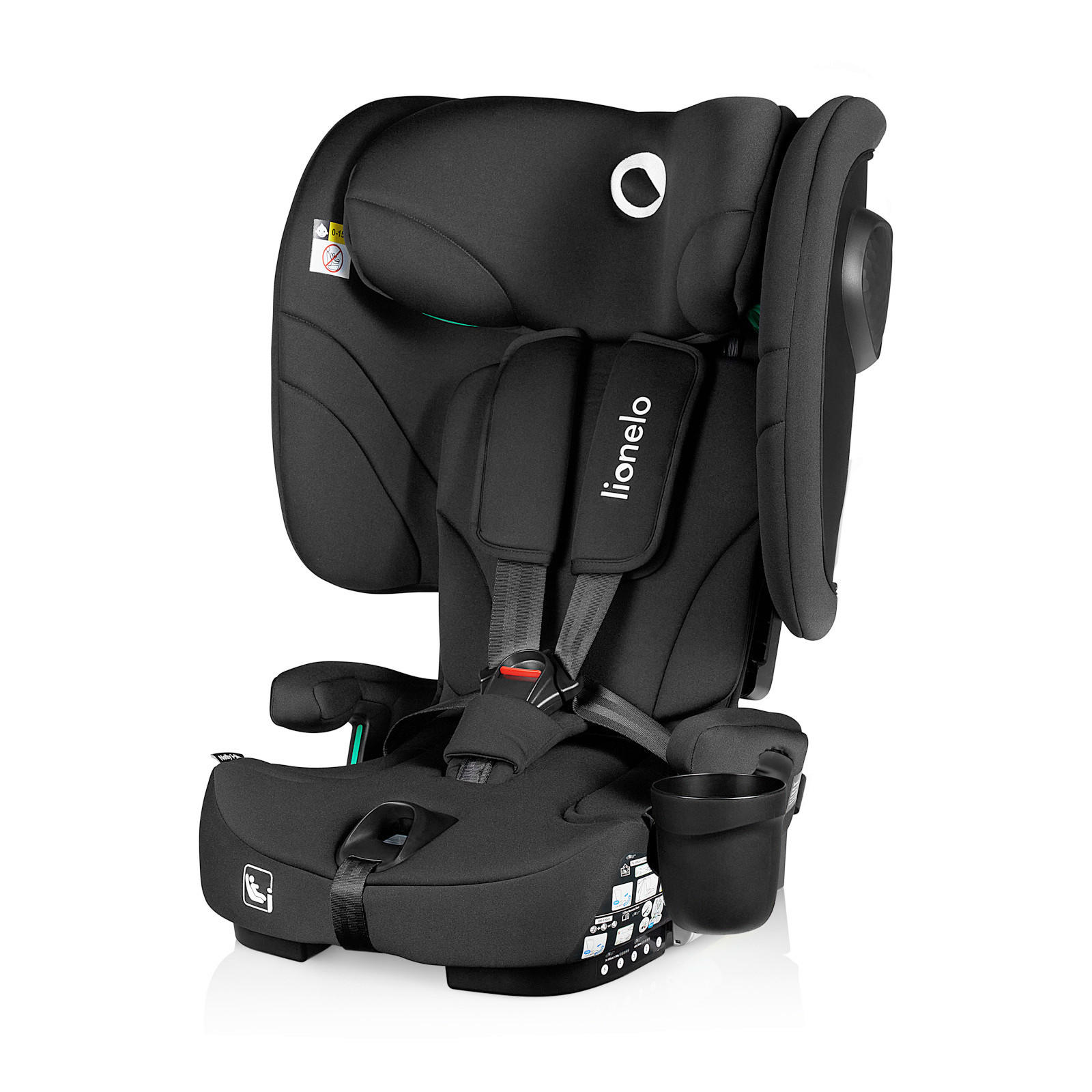 KINDERAUTOSITZ Nelly i-Size  - Schwarz, Basics, Textil (45/27,5/54cm) - Lionelo