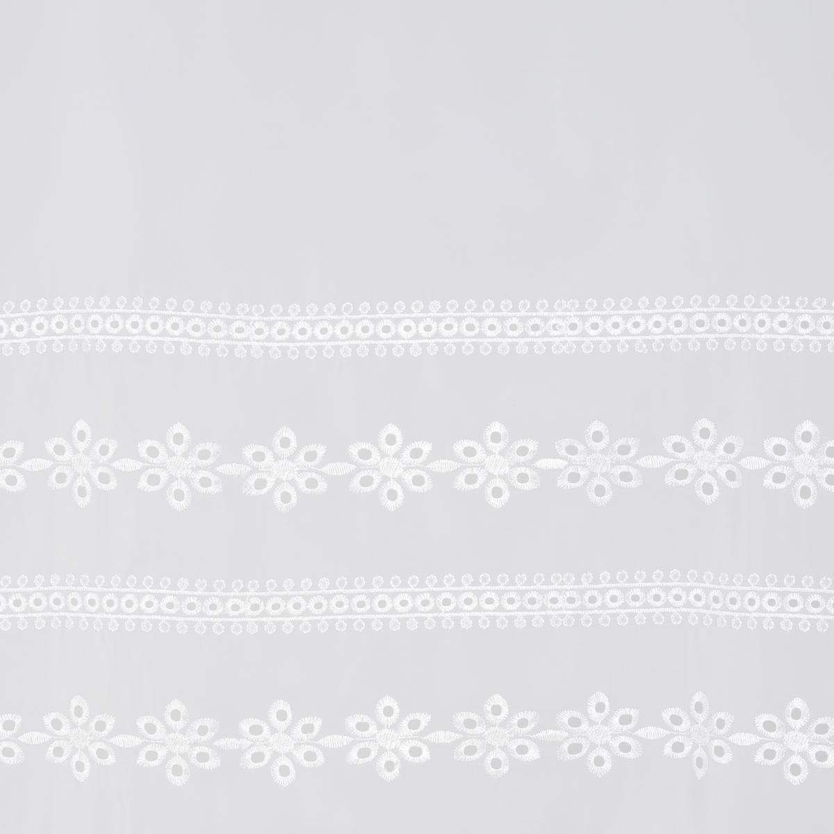 ÖSENVORHANG transparent  - Weiß, KONVENTIONELL, Textil (140/245cm) - Esposa