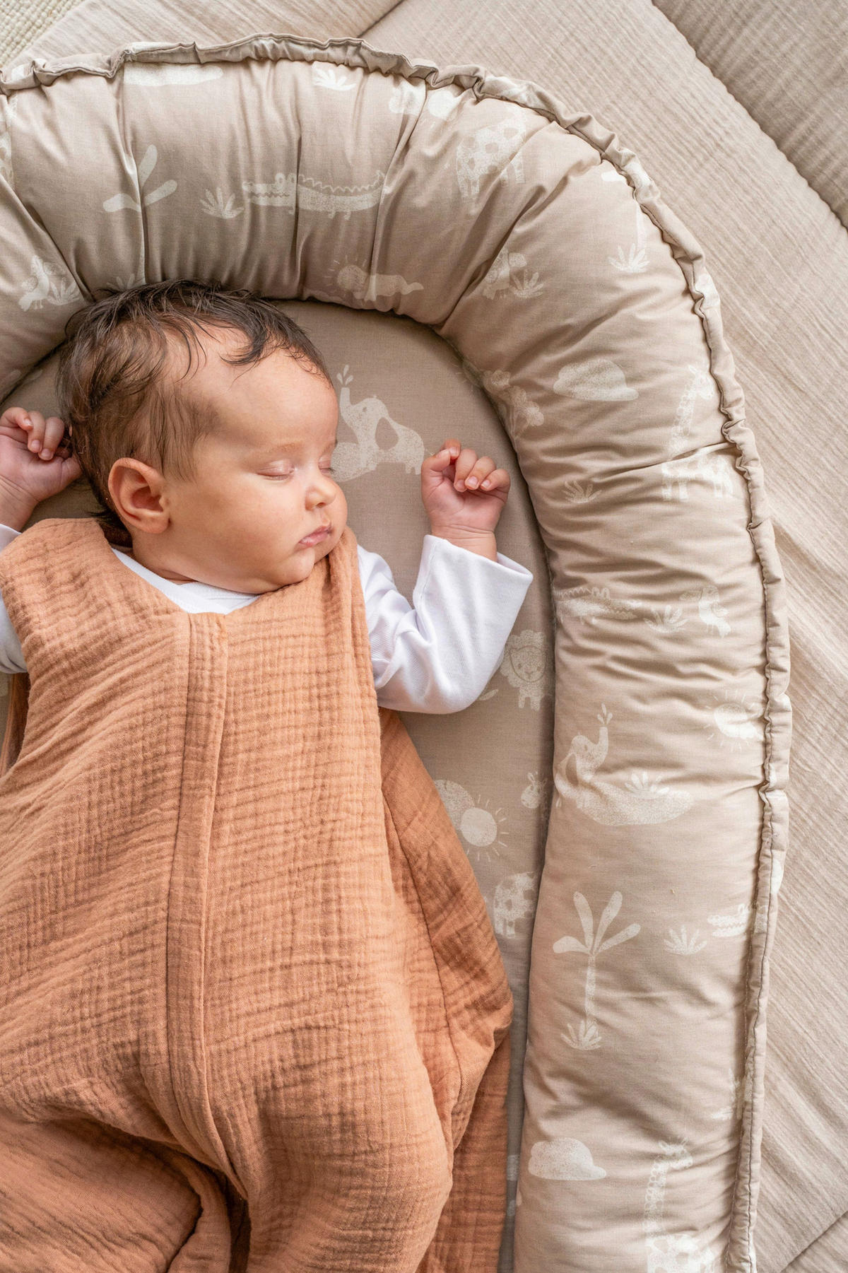 BABYSCHLAFSACK    56/62   - Koralle, Basics, Textil (56/62null) - Zöllner