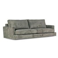 SOFFA i grön, grå  - grön/svart, Klassisk, trä/textil (253/87/105cm) - Best Price