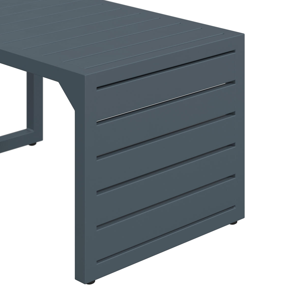 LOUNGETISCH  - Dunkelgrau, MODERN, Metall (60/34/38cm) - Ambia Garden