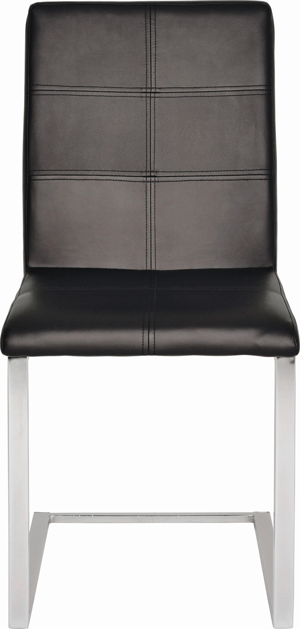 NIHAJNI STOL, kovina, tekstil črna, barve kroma  - barve kroma/črna, Design, kovina/tekstil (44/91/52cm) - Carryhome