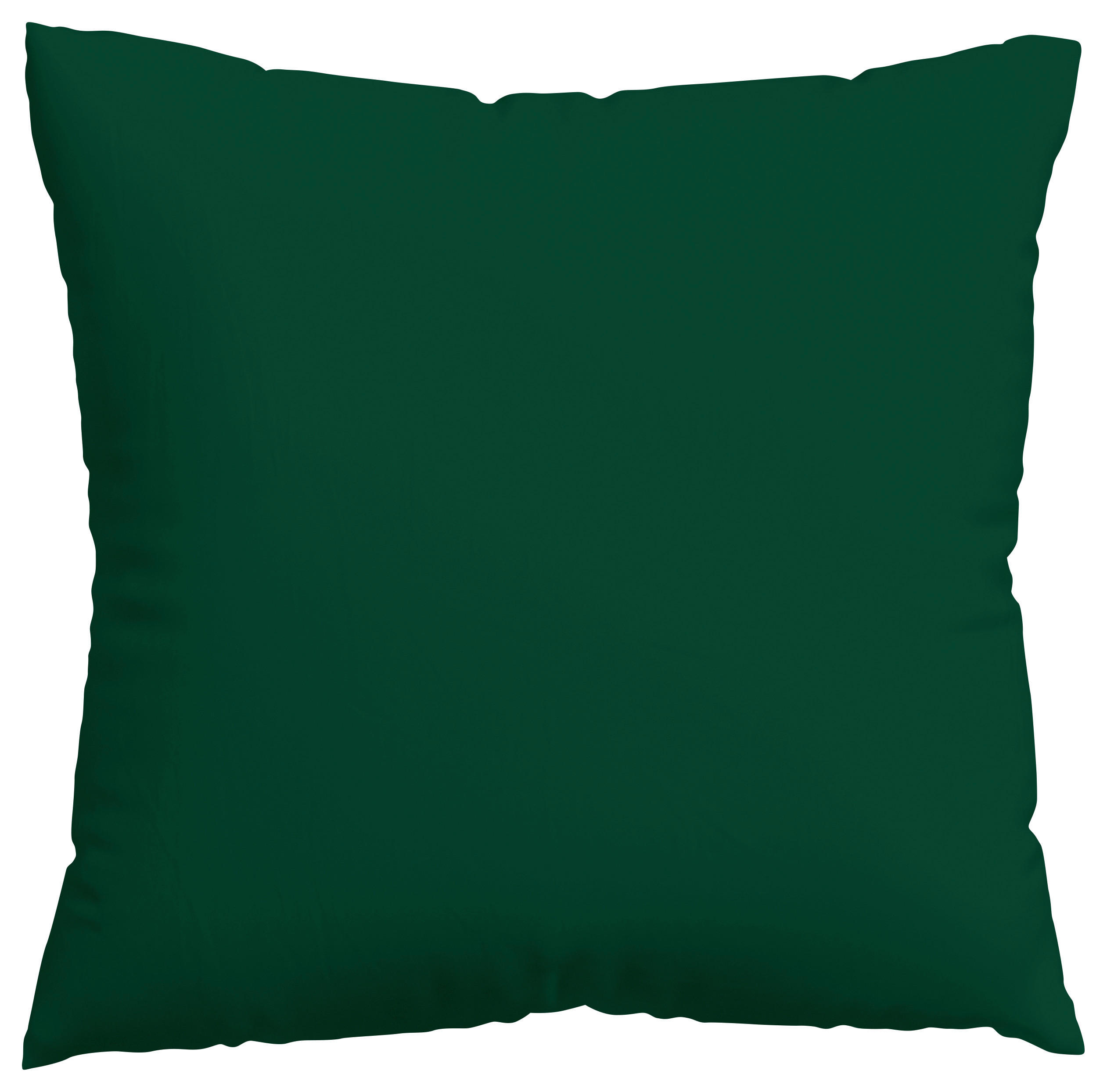 Schlafgut Kopfkissenbezug Knitted Jersey Dunkelgrün 80x80 cm