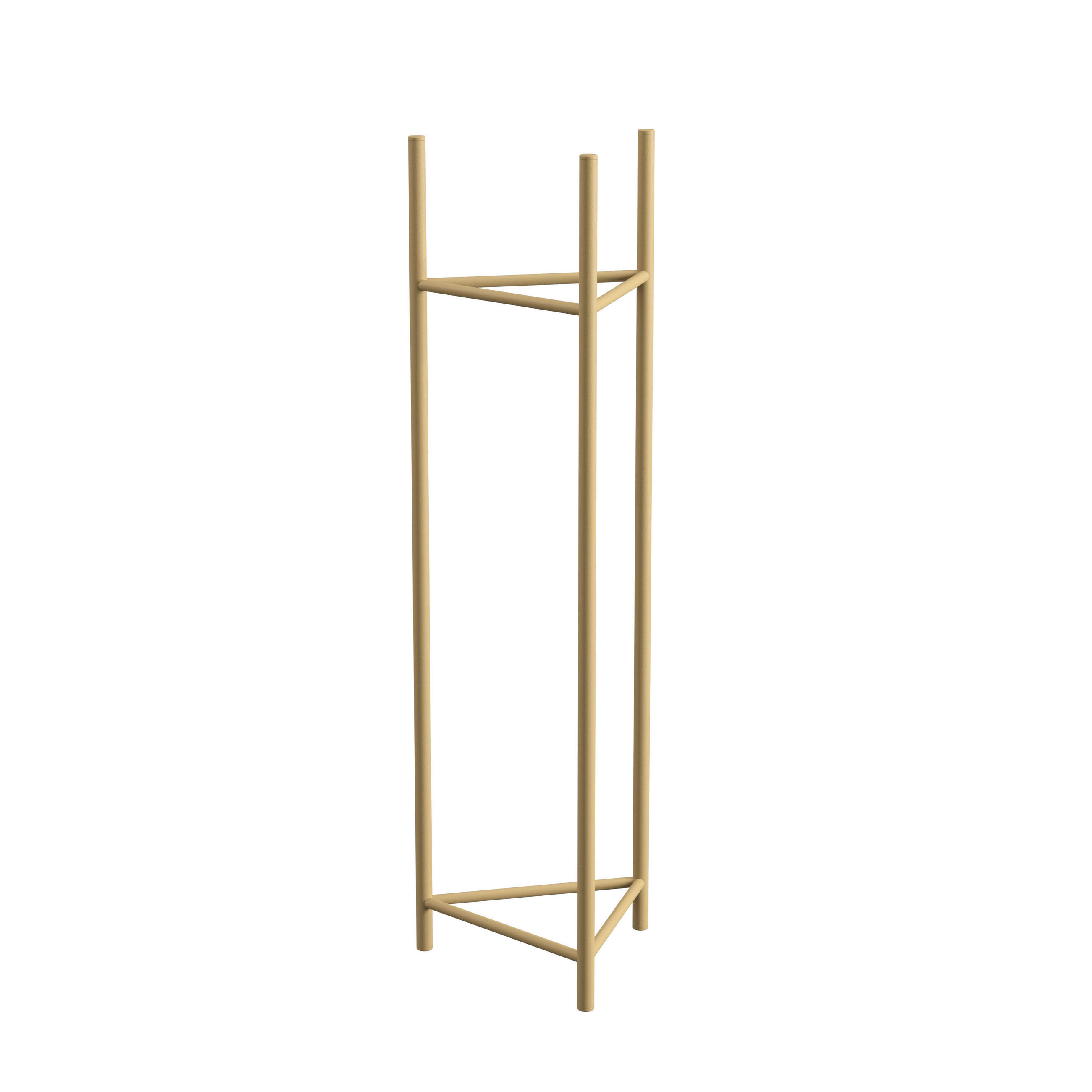 BLUMENSTÄNDER Metall  - Goldfarben, Basics, Metall (27/90/27cm)