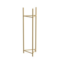 BLUMENSTÄNDER Metall  - Goldfarben, Basics, Metall (27/90/27cm)