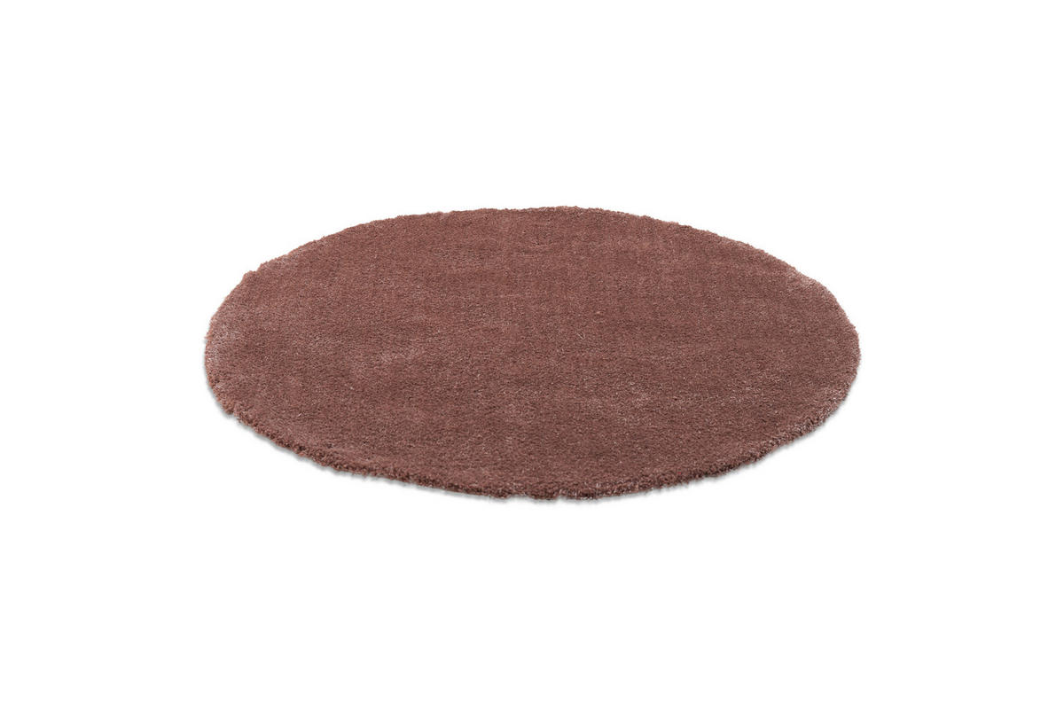 HOCHFLORTEPPICH 140/140 cm Hellbraun  - Hellbraun, Basics, Textil (140/140cm) - Tom Tailor