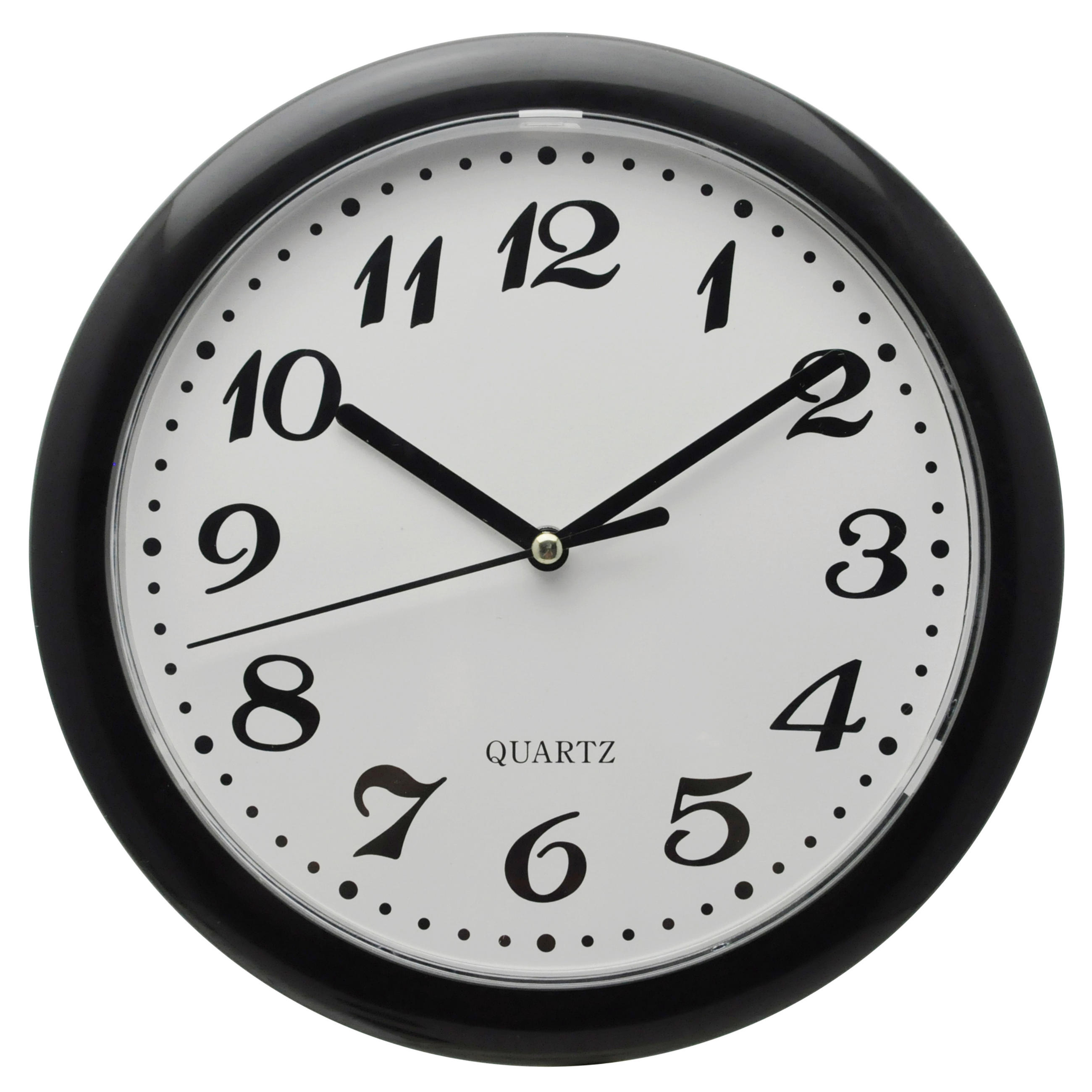 ZIDNI SAT  20 cm        - crna, Osnovno, papir/metal (20cm) - Ambia Home