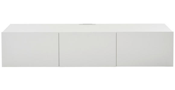 LOWBOARD Weiß  - Weiß, Design, Holzwerkstoff (180/36,7/42cm) - Hom`in