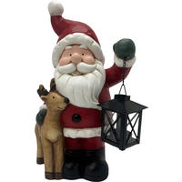DJED BOŽIĆNJAK - bijela/smeđa, Lifestyle, kamen/metal (22/40/16cm) - X-Mas