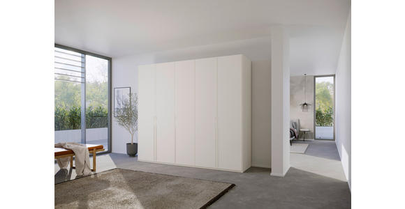 DREHTÜRENSCHRANK 251/235/60 cm 5-türig Weiß - Weiß, Trend, Holzwerkstoff/Metall (251/235/60cm) - Novel