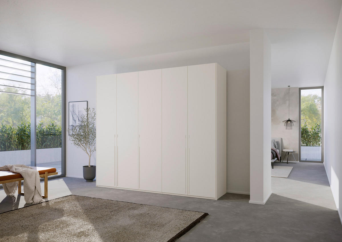 DREHTÜRENSCHRANK in Weiss  - Weiss, Trend, Holzwerkstoff/Metall (251/223/60cm) - Novel