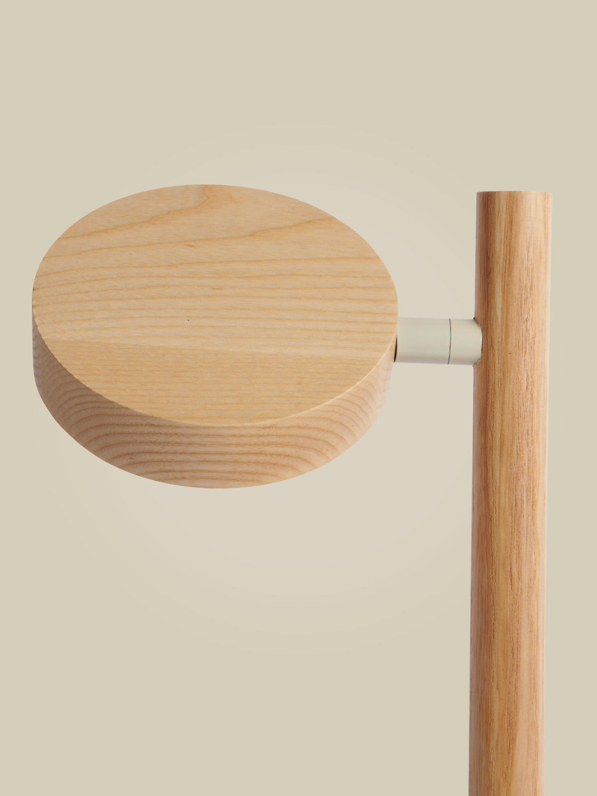 TISCHLEUCHTE Good & Mojo 21/21/35 cm  - Eschefarben/Weiß, Trend, Holz (21/21/35cm) - Good & Mojo