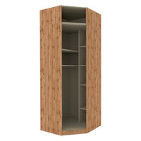 KORPUS UGAONOG ORMARA  hrast wotan  91,1/242,2/91,1 cm    - hrast wotan, Dizajnerski, pločasti materijal (91,1/242,2/91,1cm) - Hom`in