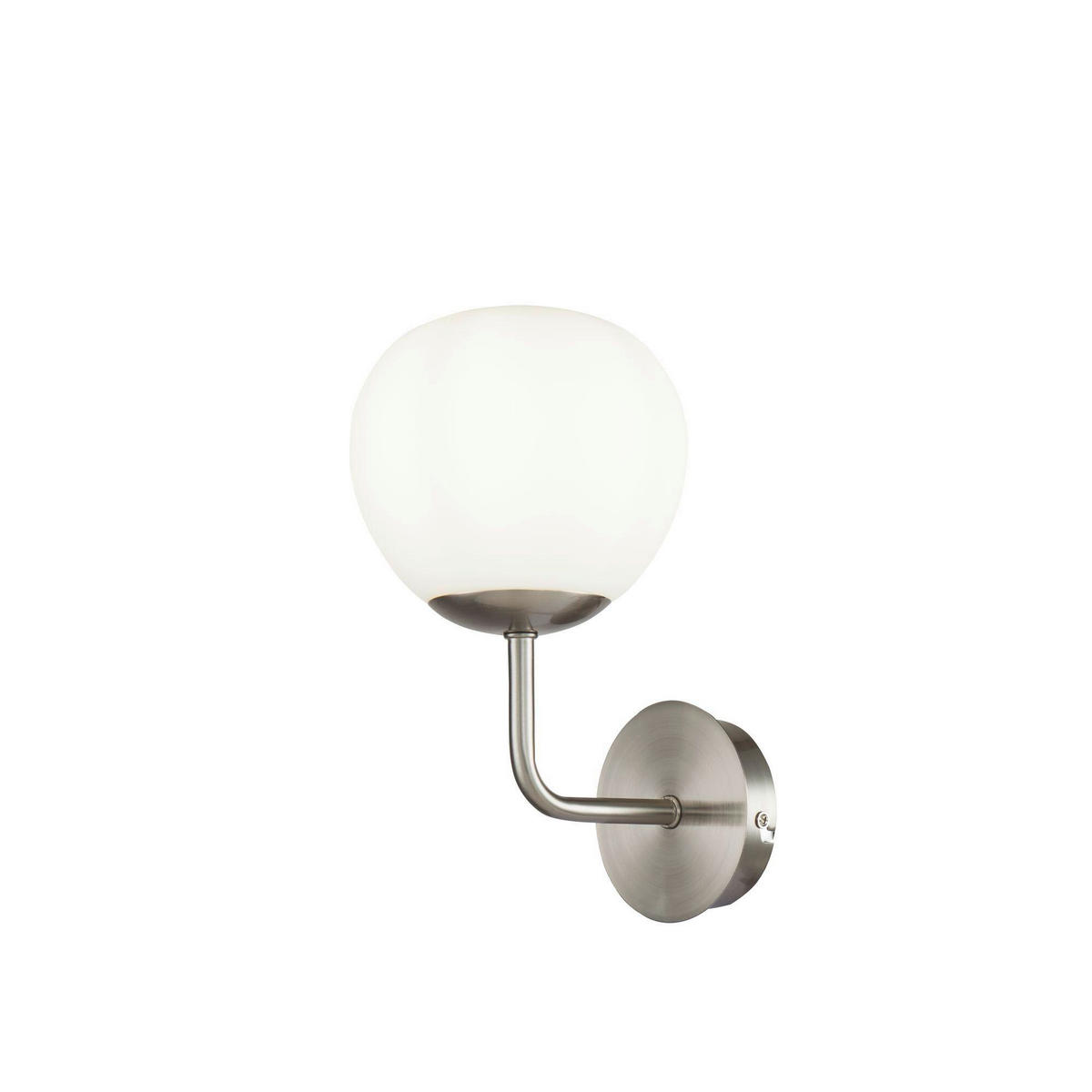 WANDLEUCHTE - Weiss/Nickelfarben, Trend, Glas/Metall (15/27/19cm) - MAYTONI