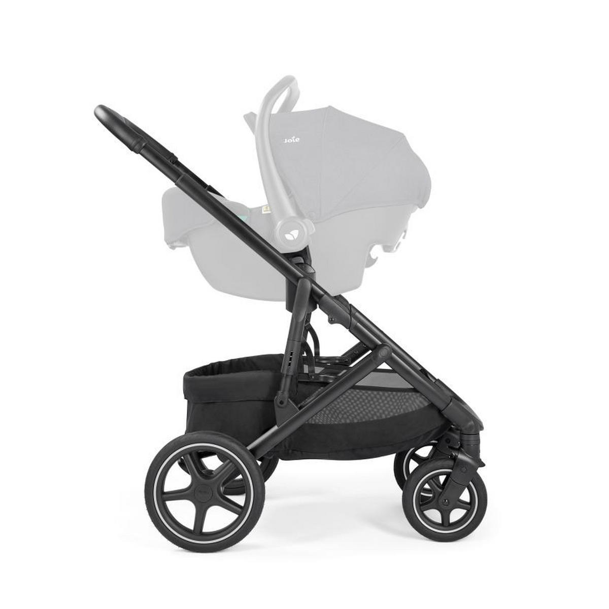 KINDERWAGENSET Elara 2in1  - Schwarz, Basics, Textil/Metall (64/112/97cm) - Joie