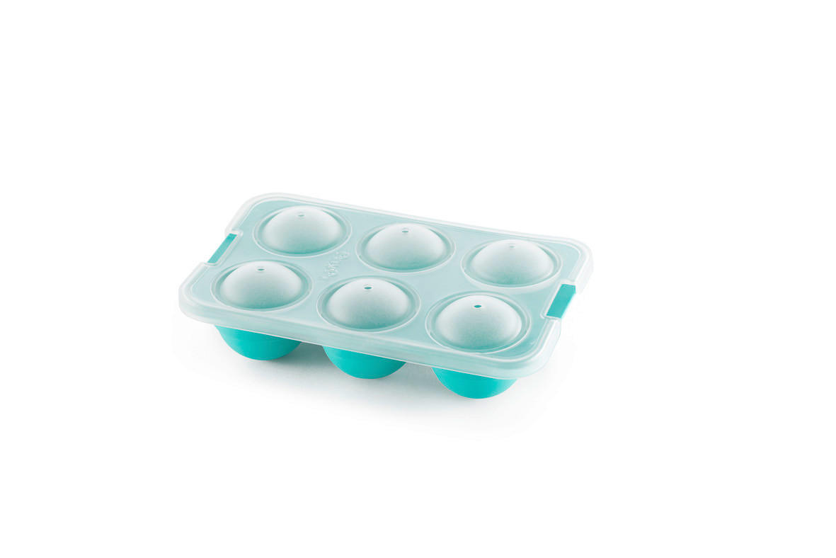 POSODA ZA KOCKE LEDU - turkizna, Basics, umetna masa (13/5,5/20,5cm) - LEKUE