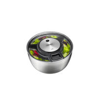 SALATSCHLEUDER - Edelstahlfarben/Schwarz, Konventionell, Kunststoff/Metall (27/14cm) - Gefu
