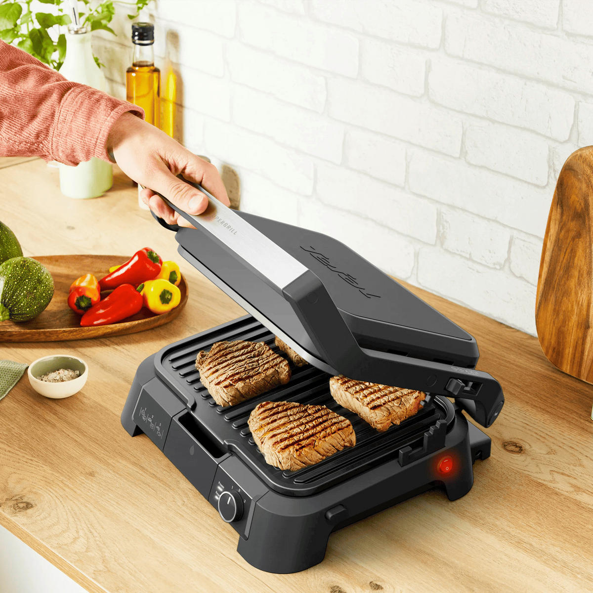 KONTAKTGRILL  - Schwarz, Basics, Kunststoff/Metall - Tefal