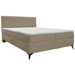 BOXBETT 160/200 cm  in Hellbraun  - Hellbraun/Schwarz, Design, Holz/Holzwerkstoff (160/200cm) - Xora