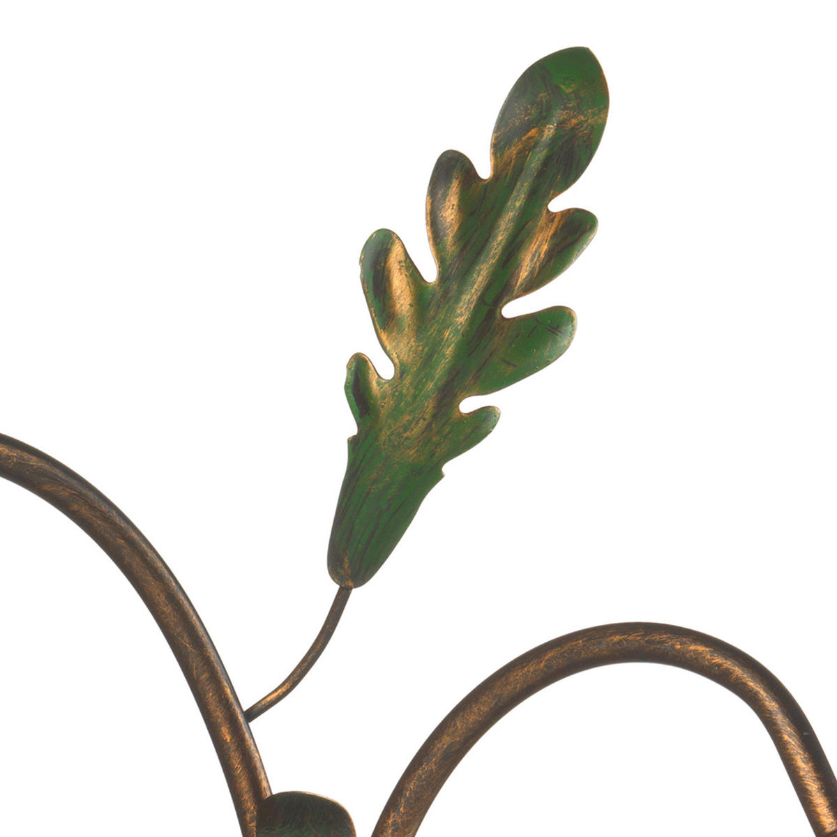 WANDLEUCHTE 40/20/36 cm   - Bronzefarben/Olivgrün, Natur, Glas/Metall (40/20/36cm)