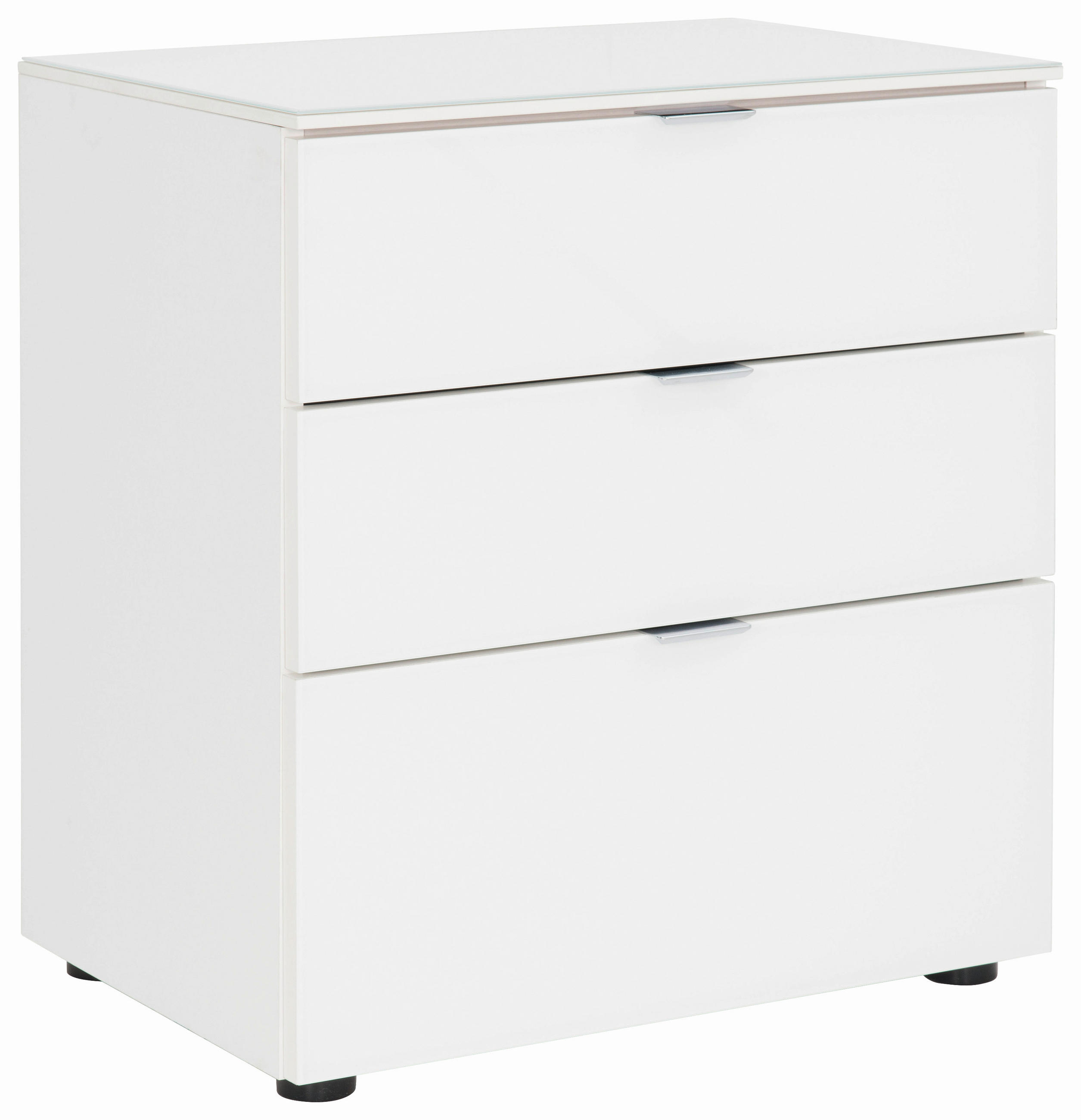 Moderano Nachtschrank Weiß 58x62.5x40 cm