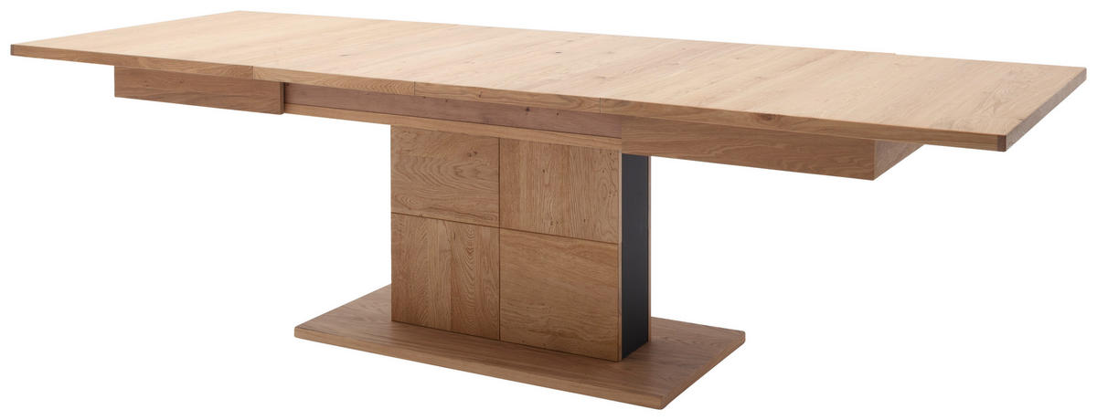 ESSTISCH in Holz, Holzwerkstoff 180-280/100/78 cm  - Eiche Bianco/Anthrazit, Design, Holz/Holzwerkstoff (180-280/100/78cm) - MID.YOU