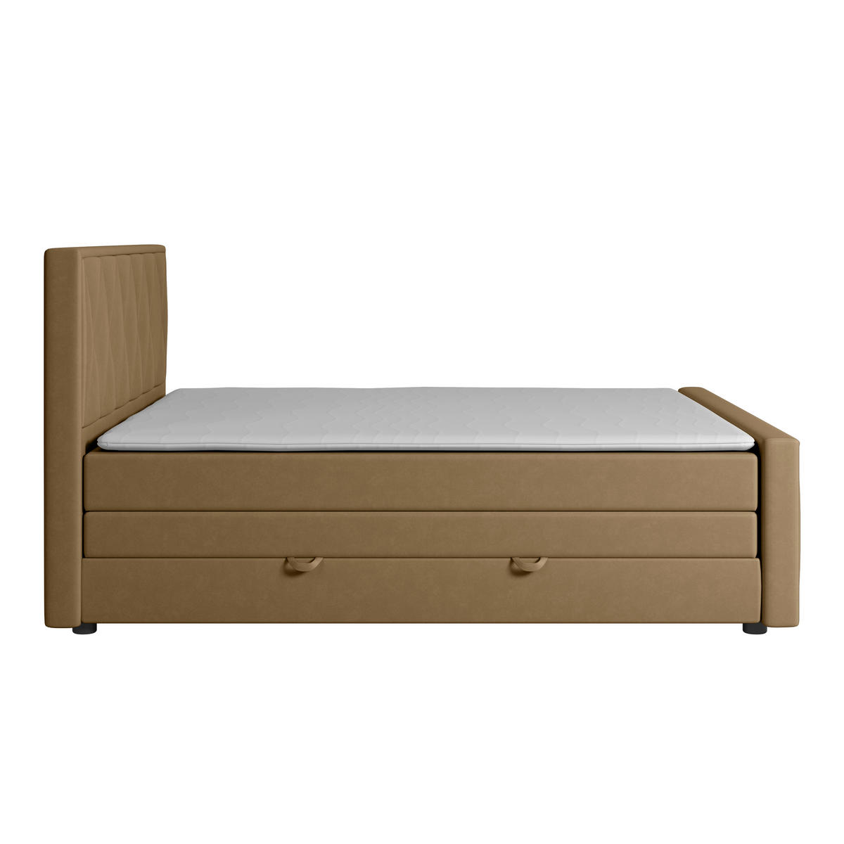 BOXSPRINGBETT 180/200 cm  in Beige  - Beige, Modern, Holz/Kunststoff (180/200cm) - MID.YOU