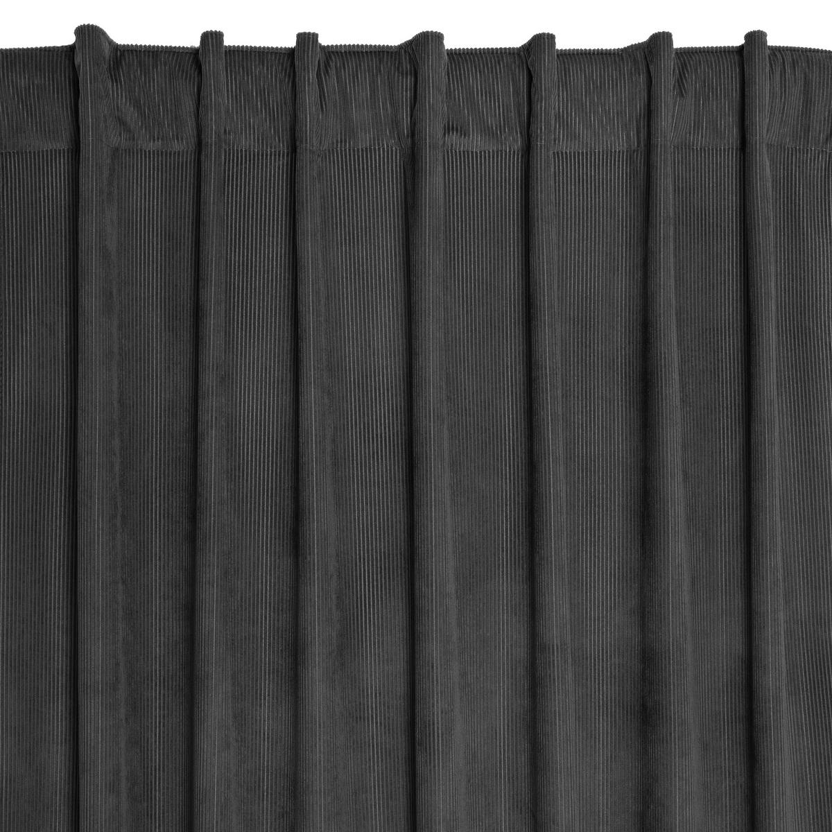 FERTIGVORHANG blickdicht  - Anthrazit, Basics, Textil (140/240cm)