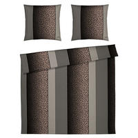 BETTWÄSCHE Joop! Leo Makosatin 200/200 cm  - Taupe, Design, Textil (200/200cm) - Joop!