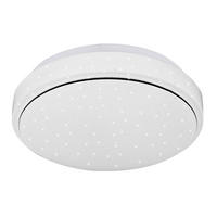LED-TAKLAMPA Jasper 26/26/6.5 cm  - vit, Klassisk, metall/plast (26/26/6.5cm)