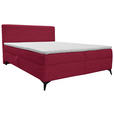 BOXBETT 160/200 cm  in Rot  - Rot/Schwarz, Design, Holz/Holzwerkstoff (160/200cm) - Xora