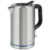 WASSERKOCHER 1,7 L  - Edelstahlfarben, Basics, Metall (13,9/26,0/21,7cm) - Bomann