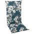 SESSELAUFLAGE Blume - Petrol/Weiß, Basics, Textil (50/120/6cm) SESSELAUFLAGE Blume - Petrol/Weiß, Basics, Textil (50/120/6cm)
