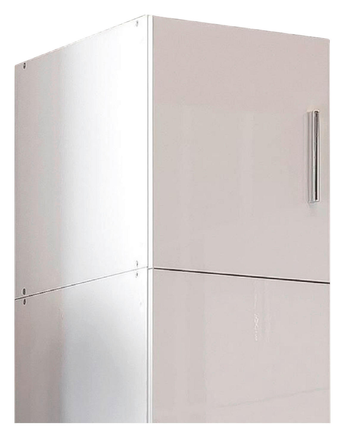 AUFSATZSCHRANK 30/40/40 cm  in  - Chromfarben/Weiß, KONVENTIONELL, Holzwerkstoff/Kunststoff (30/40/40cm) - Xora