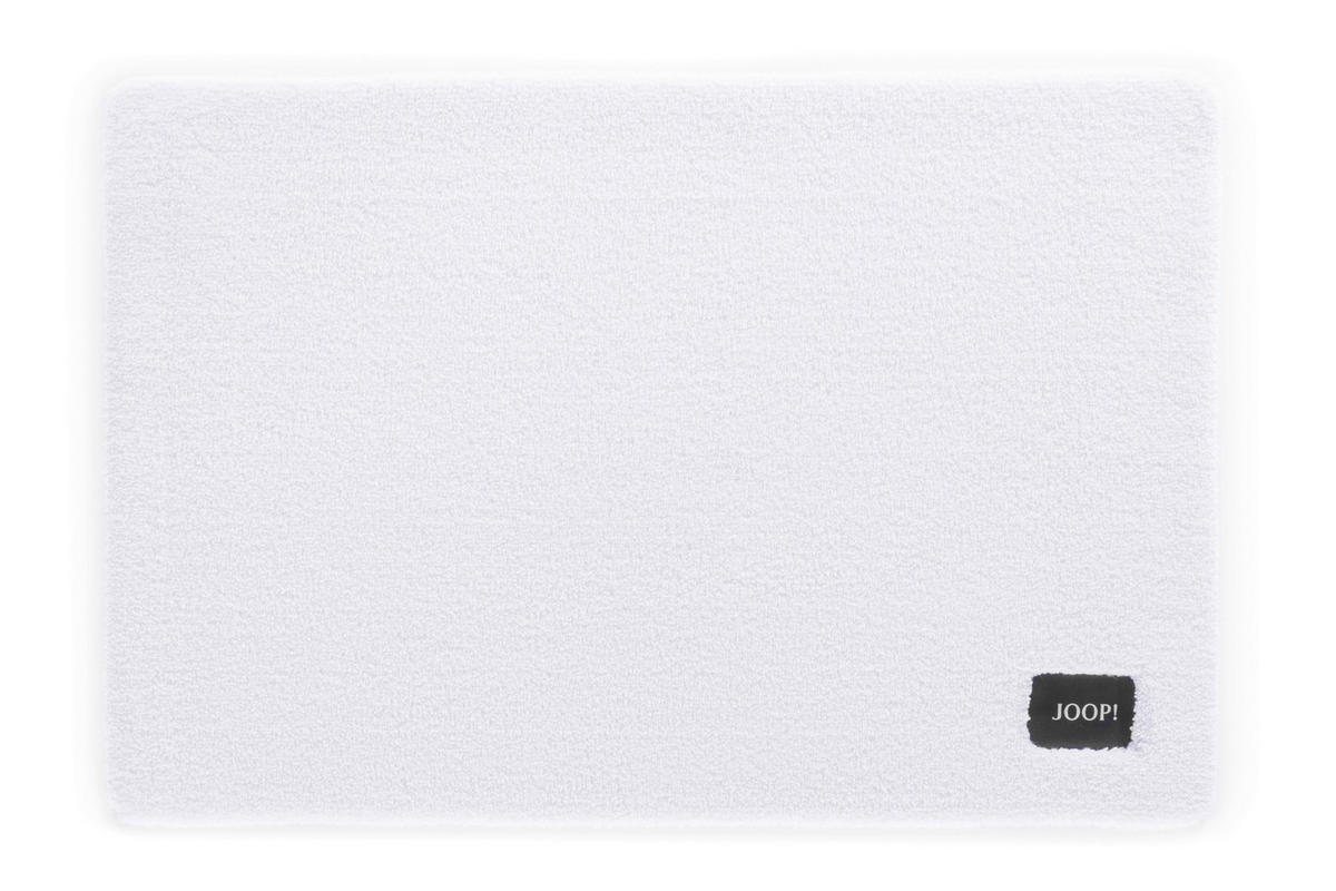 BADEMATTE Weiß 60/90 cm  - Weiß, Basics, Textil (60/90cm) - Joop!