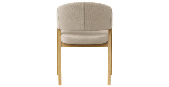 ARMLEHNSTUHL  in Mikrofaser  - Eichefarben/Naturfarben, KONVENTIONELL, Holz/Textil (59/96/60cm) - Carryhome