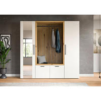 GARDEROBE  in 106/200/47 cm  - Weiss/Eiche Artisan, Modern, Holzwerkstoff (106/200/47cm) - Stylife