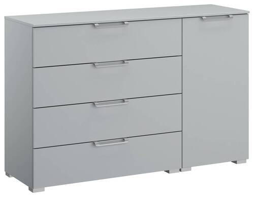 SIDEBOARD 120/81/42 cm  in Hellgrau  - Silberfarben/Hellgrau, Design, Holzwerkstoff/Kunststoff (120/81/42cm) - Novel