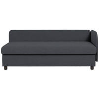 LIEGE in Dunkelgrau  - Wengefarben/Dunkelgrau, MODERN, Holz/Textil (206/80/94cm) - Joka