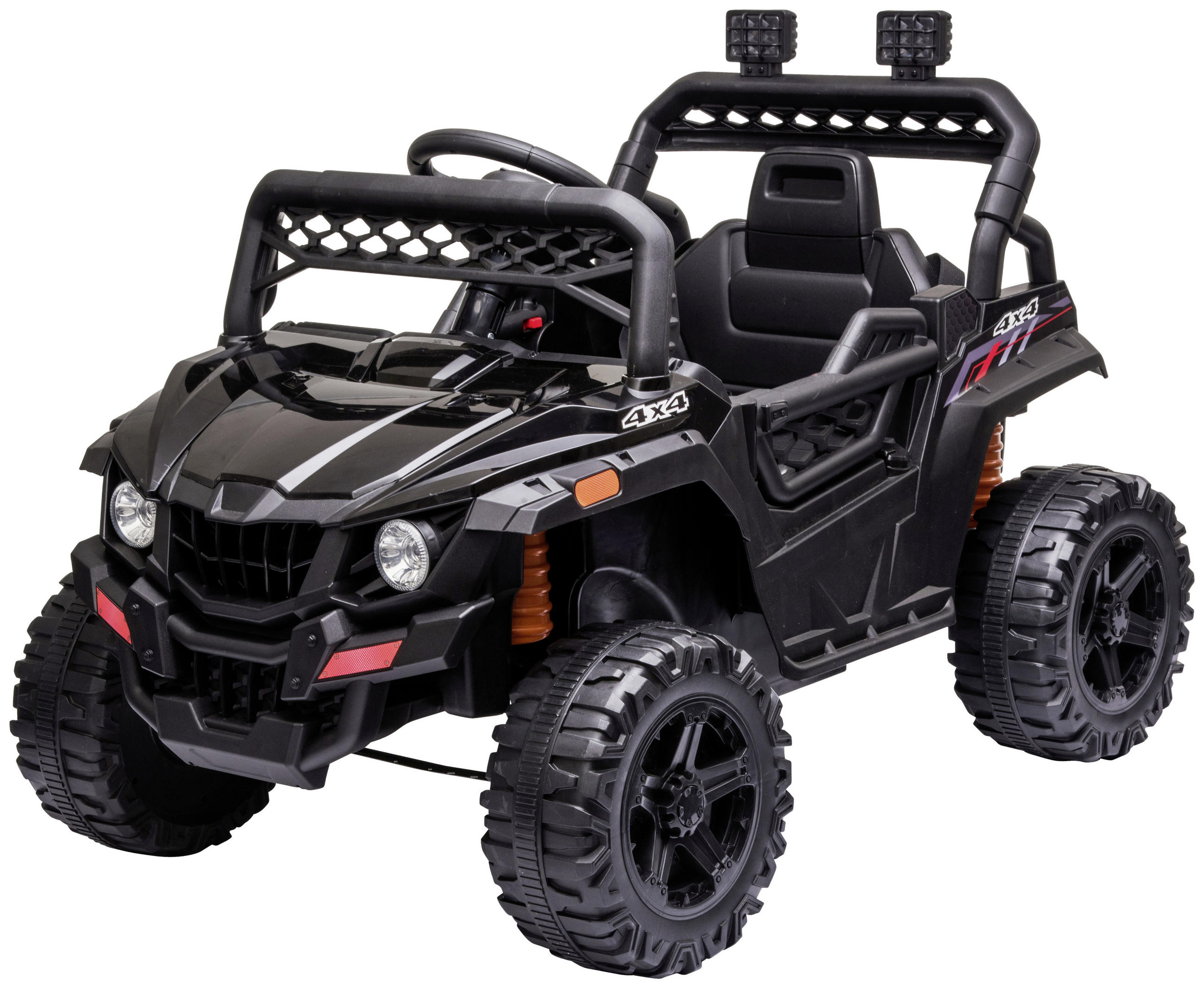 KINDERAUTO QUAD UTV - Schwarz, KONVENTIONELL, Kunststoff (99,5/66/71cm) - Atrigo