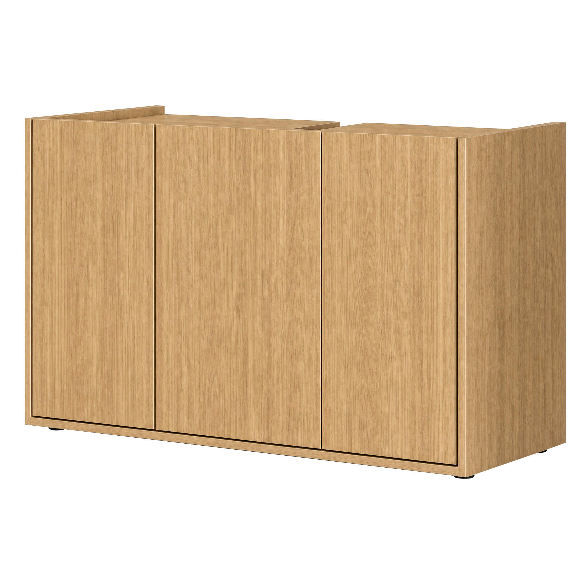 WASCHBECKENUNTERSCHRANK 98/62/35 cm  - Eichefarben/Schwarz, Trend, Holzwerkstoff/Kunststoff (98/62/35cm) - MID.YOU