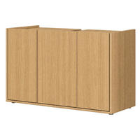 WASCHBECKENUNTERSCHRANK 98/62/35 cm  - Eichefarben/Schwarz, Trend, Holzwerkstoff/Kunststoff (98/62/35cm) - MID.YOU