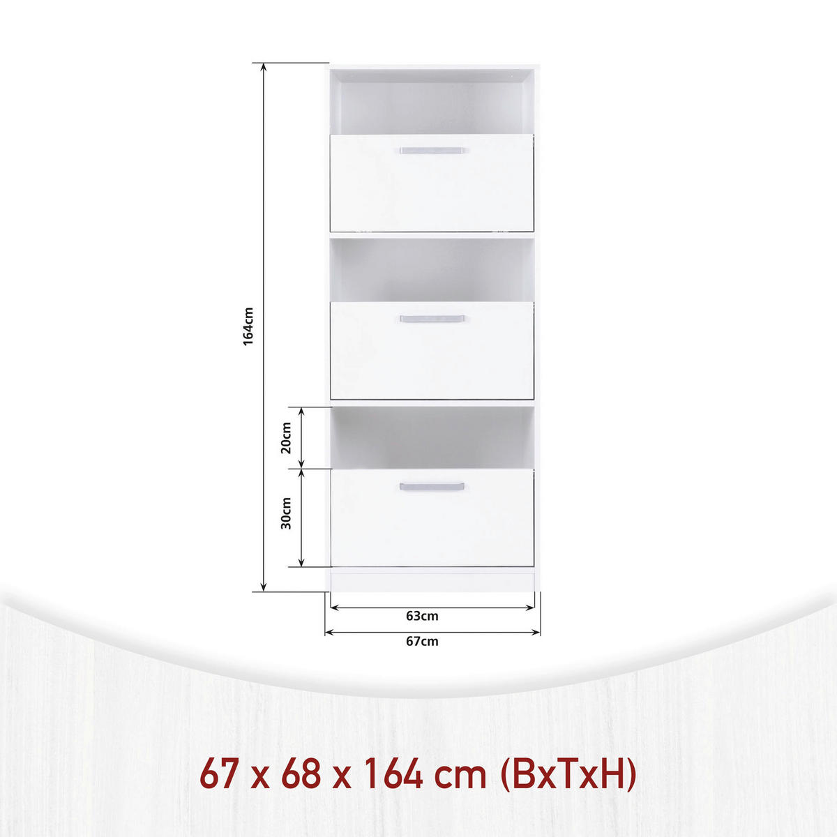 HAUSWIRTSCHAFTSRAUM 268/208/68 cm  in Weiß  - Weiß, MODERN, Holzwerkstoff (268/208/68cm) - home24