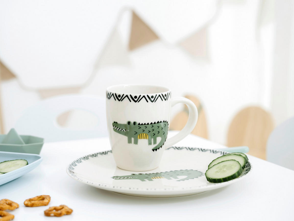 KINDERGESCHIRRSET 3-teilig  - Multicolor, Basics, Keramik - Creatable